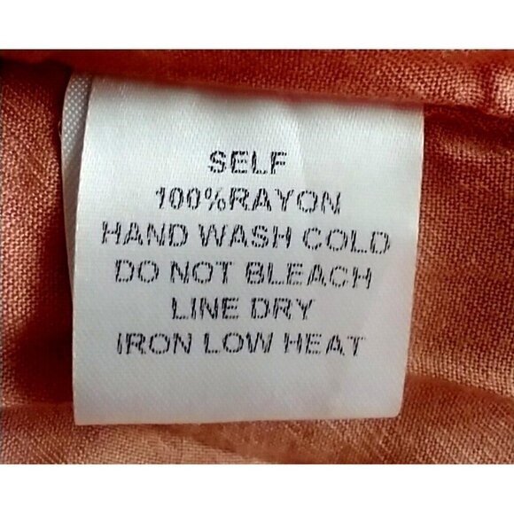 BluIvy Womens Jumpsuit Terracotta Orange/Clay Jewel Neck Wide Leg  - Med NWT - Picture 10 of 10